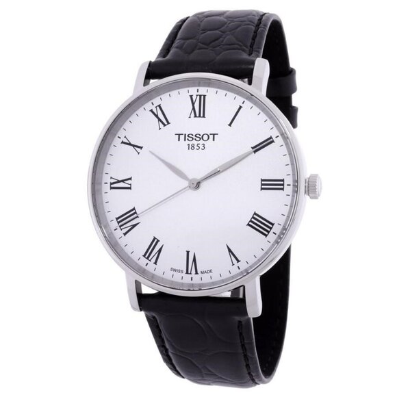 NWT Authentic Tissot T-Classic Quartz White Dial Men's Watch - Picture 1 of 3